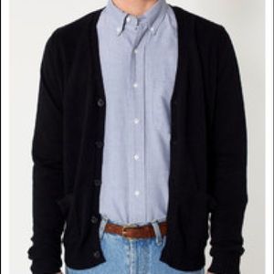 American Apparel Navy Cardigan Sweater Men’s Large
